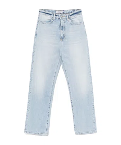 Icon Denim Logo Denim Jeans In Blue