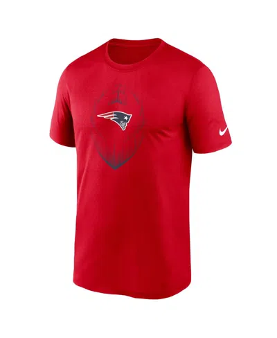 Nike Men's Red New England Patriots Primetime Legend Icon Performance T-shirt In Red