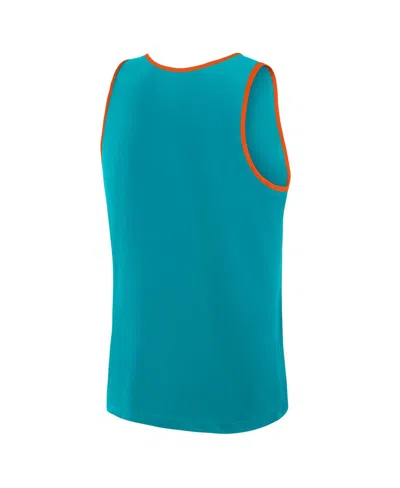Logo Athletic Men's Aqua Miami Dolphins Unmatched Success Tank Top