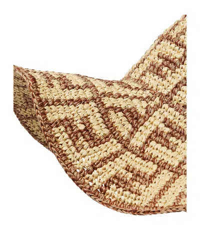 Fendi Brown Viscose And Cotton Hat