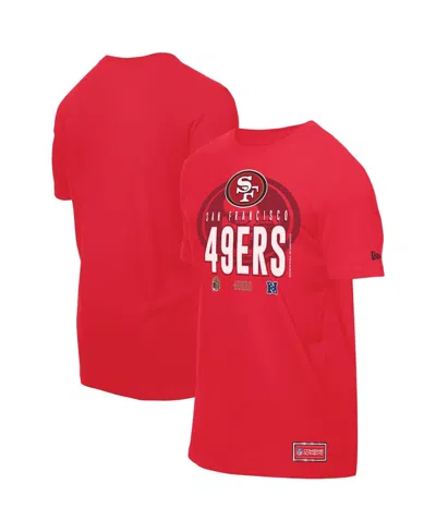 New Era Men's Scarlet San Francisco 49ers 2025 Nfl Training Camp T-shirt In Red