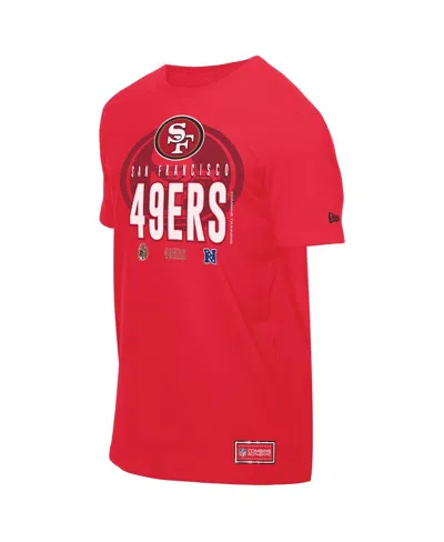New Era Men's Scarlet San Francisco 49ers 2025 Nfl Training Camp T-shirt In Red