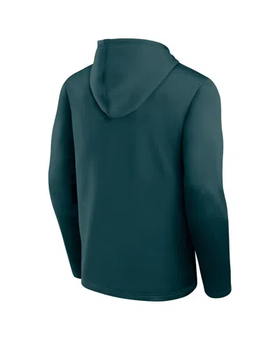 Logo Athletic Men's Green Philadelphia Eagles Head Start Pullover Hoodie