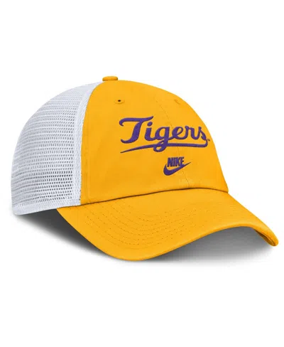 Nike Men's Gold Lsu Tigers Club Legacy Adjustable Trucker Hat