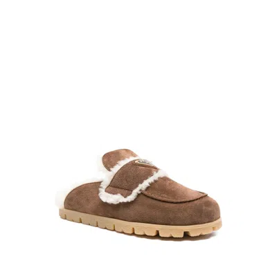 Prada Round Toe Slippers