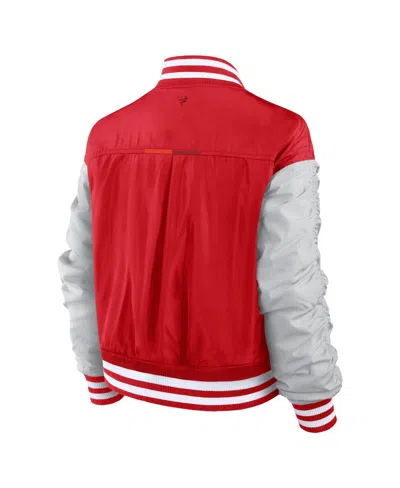Fanatics Women's Red Kansas City Chiefs Elements Wave Full-snap Jacket In Red