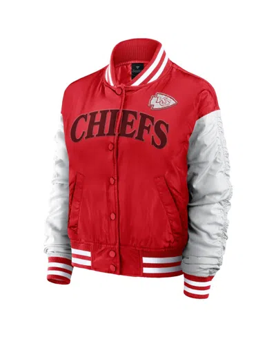 Fanatics Women's Red Kansas City Chiefs Elements Wave Full-snap Jacket In Red