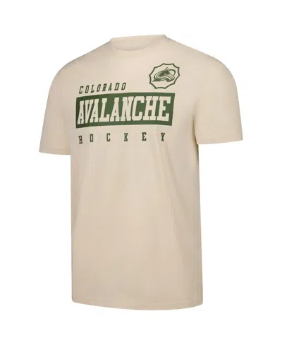 Levelwear Men's Nathan Mackinnon Khaki Colorado Avalanche 2024 Nhl Military Appreciation Richmond Delta Player In White