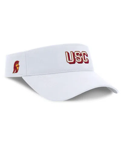 Nike Men's White Usc Trojans 2025 On-field Gameday Performance Ace Adjustable Visor Hat