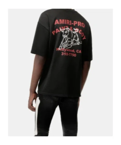 Amiri Bull Oversized Tee In Black