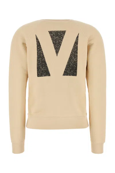 Valentino Graphic Print Cotton Sweatshirt With Raglan Sleeves