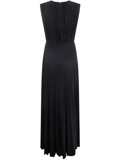 Elisabetta Franchi Red Carpet Lurex Jersey Dress