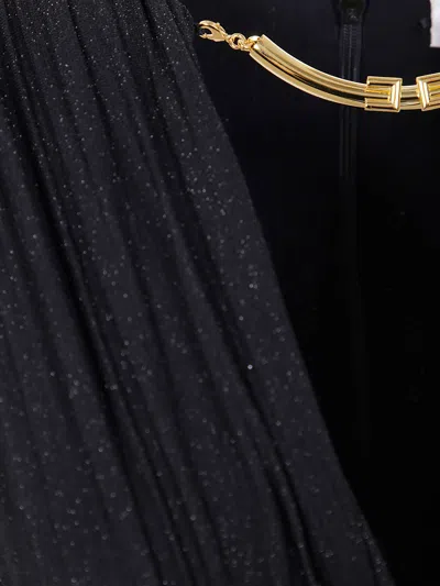 Elisabetta Franchi Red Carpet Lurex Jersey Dress