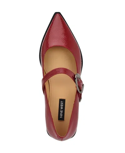 Nine West Women's Katrel Mary Jane Pointy Toe Flats