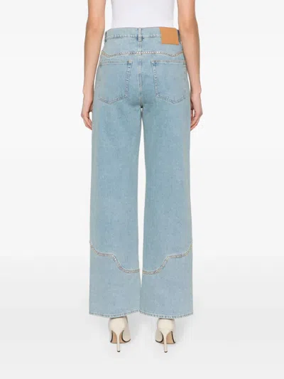 Giuseppe Di Morabito High-rise Straight-leg Jeans In Blue