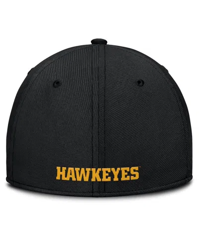 Nike Men's Black Iowa Hawkeyes 2025 On-field Rise Performance Flex Hat
