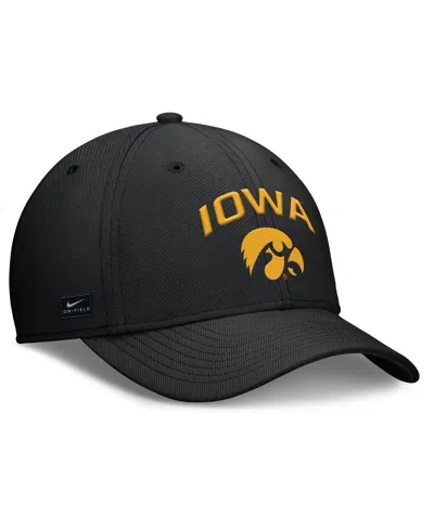 Nike Men's Black Iowa Hawkeyes 2025 On-field Rise Performance Flex Hat