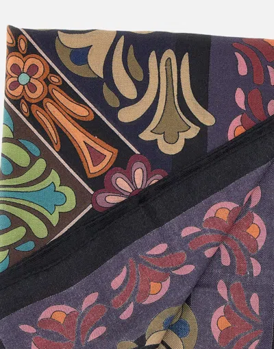 Etro Floral Wool Scarf