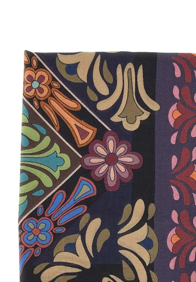 Etro Floral Wool Scarf