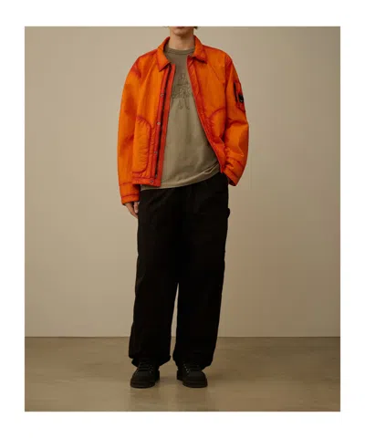 C.p. Company Microreps Boxy Cargo Pants In Black