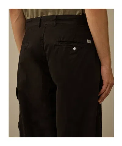 C.p. Company Microreps Boxy Cargo Pants In Black