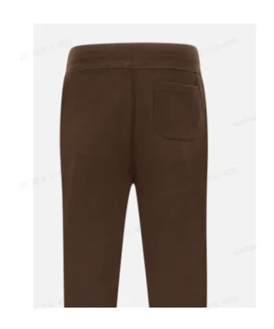 Polo Ralph Lauren Brown Jogger Pants In Cotton Blend In Brown