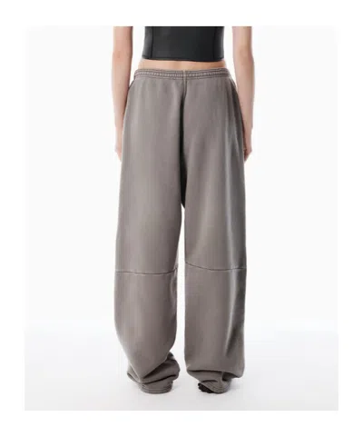 Alexander Wang Grey Wide-leg Sweatpants