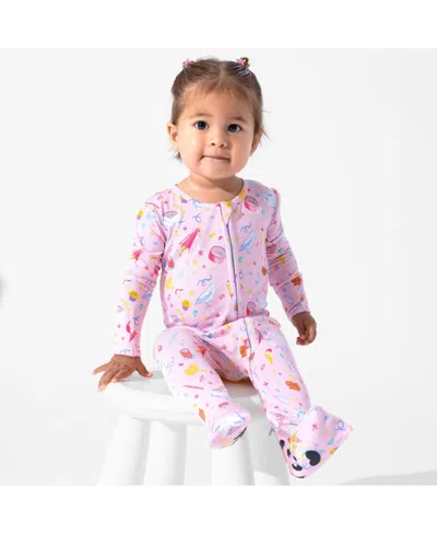 Bellabu Bear Unisex Happee Birthdae Harry Convertible Footie In Pink