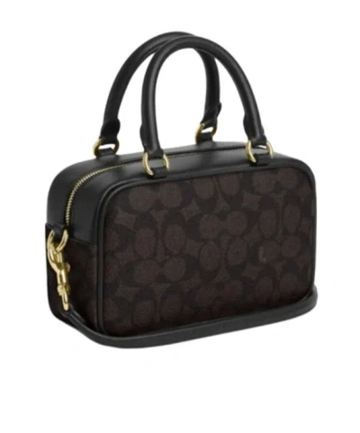 Coach Satchel Crossbody Bag In Signature Canvas