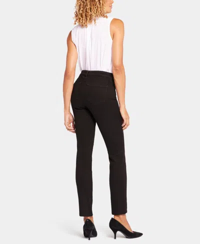 Nydj Petite Sheri Slim Pull On Jeans In Black