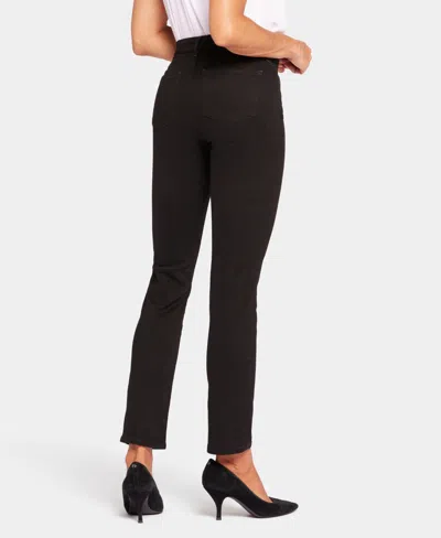 Nydj Petite Sheri Slim Pull On Jeans In Black