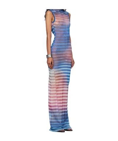 Jean Paul Gaultier Long Dress Stripe Air