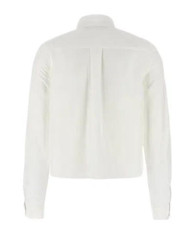 Fabiana Filippi Embellished Collar Long Sleeves Shirt In White