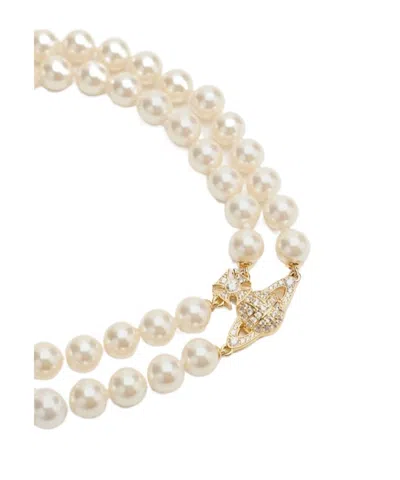 Vivienne Westwood Choker Graziella With Synthetic Pearls