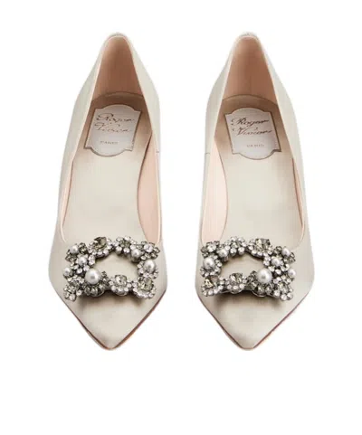 Roger Vivier Efflorescence Pumps In Satin