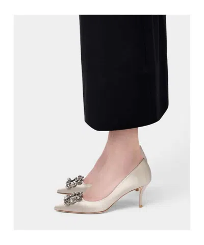 Roger Vivier Efflorescence Pumps In Satin