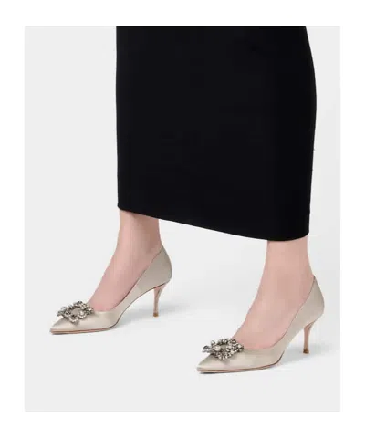 Roger Vivier Efflorescence Pumps In Satin