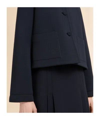 Marni Button-front Jersey Jacket With Classic Collar