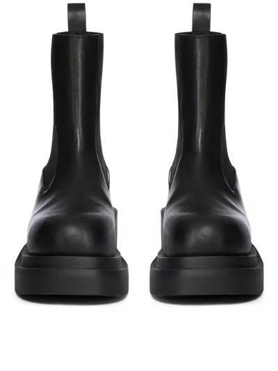 Rick Owens Round Toe Ankle Boots