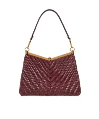 Etro Medium Woven Leather Vela Bag