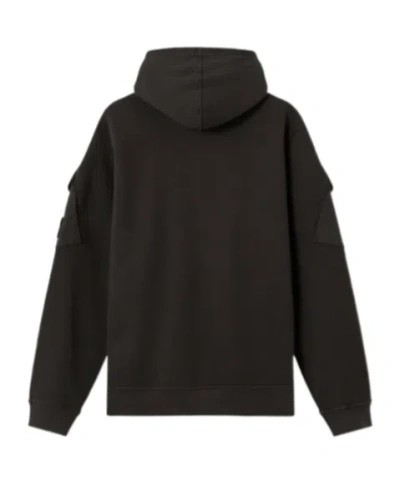 Stone Island 6100009 Brushed Organic Cotton Fleece In Gray