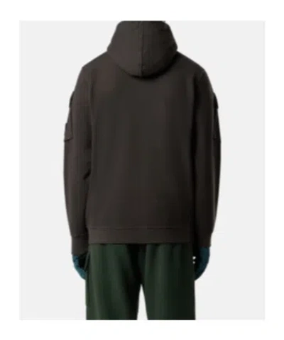 Stone Island 6100009 Brushed Organic Cotton Fleece In Gray