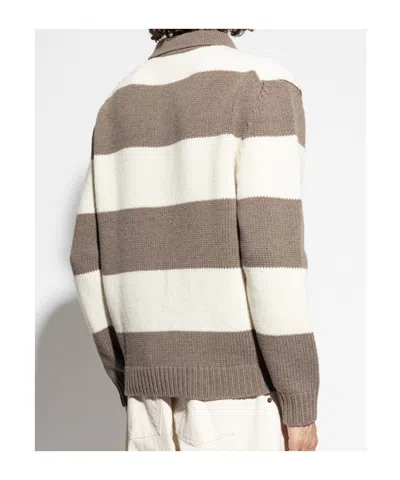 Paul & Shark Long Sleeve Sweater9 In Brown