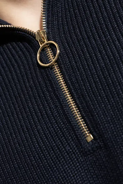 Paul & Shark Long Sleeve Sweater In Blue