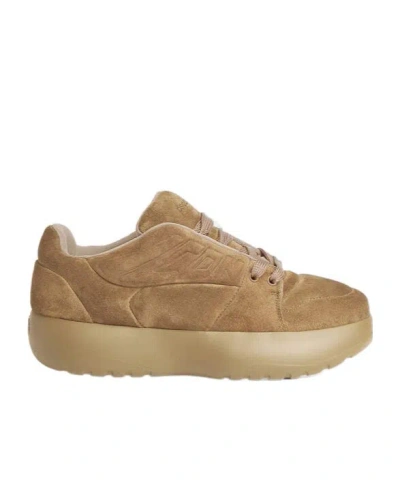 Dsquared2 Puffer Sneakers In Brown
