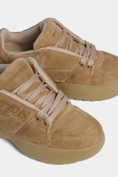 Dsquared2 Puffer Sneakers In Brown