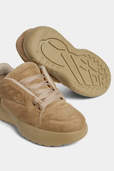 Dsquared2 Puffer Sneakers In Brown