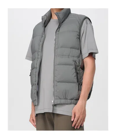 Stone Island Suit Vest  Men Color Grey In Blue