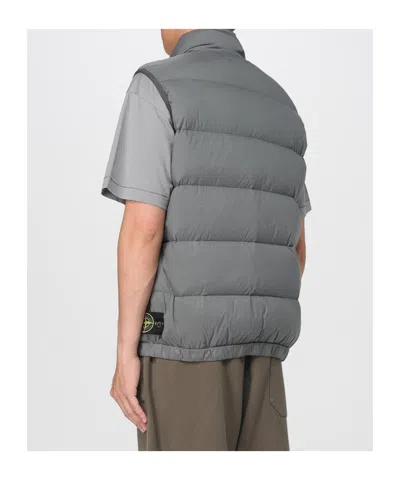Stone Island Suit Vest  Men Color Grey In Blue