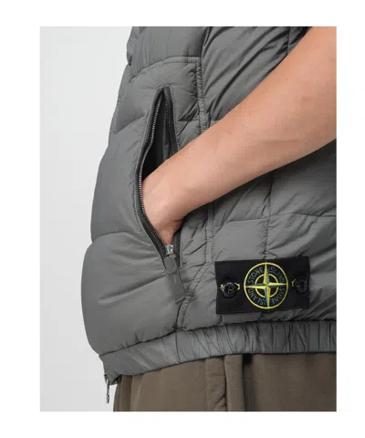 Stone Island Suit Vest  Men Color Grey In Blue